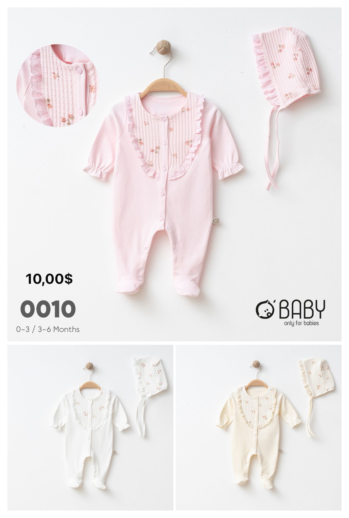 OBABY-0010 BRODELİ JAKARLI TULUM