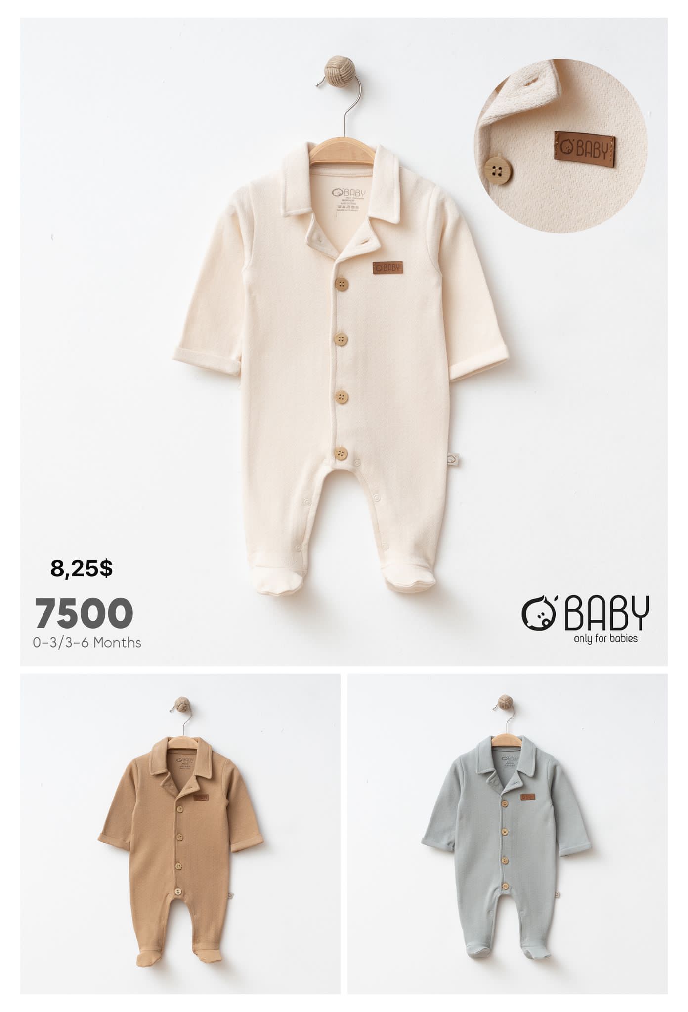 OBABY-7500 JAKARLI YAKALI TULUM